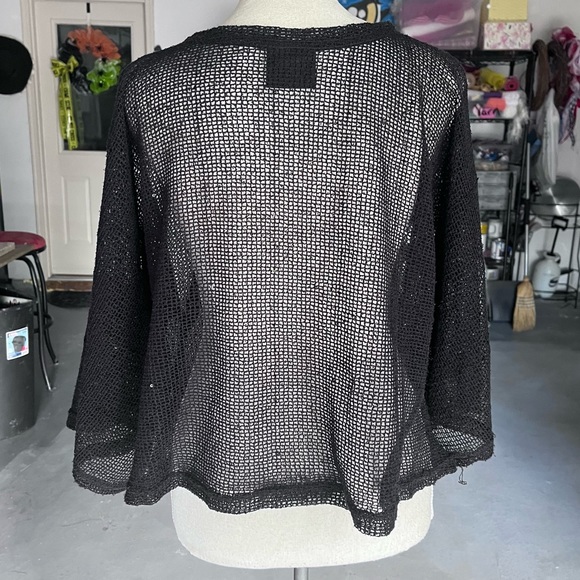 Noelle Brand Cropped Net Top for Ladies; OSFM - Picture 5 of 8